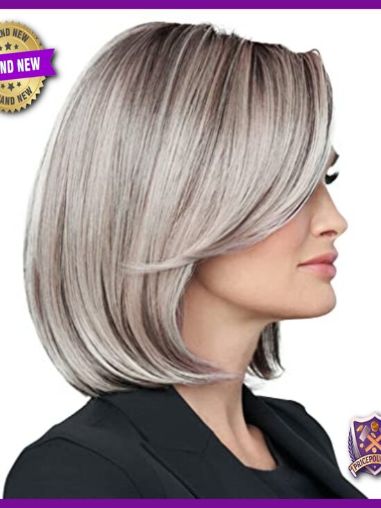 Chin Length Bob Wig, Heat Friendly Synthetic, Lace Front, Monofilament Top